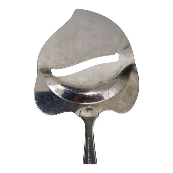 Vintage Cheese Slicer , Stainless Steel with Wood Handle, Made in Japan 9 1/2" - Picture 4 of 5